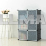 Складна шафа Storage Cube Cabinet для одягу на 6 секцій